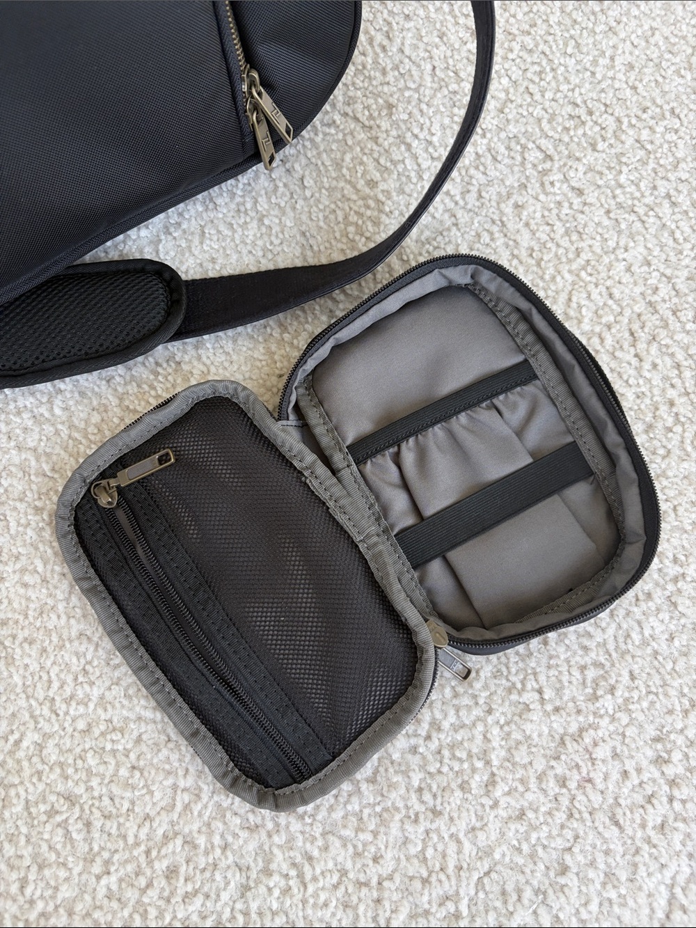 Nomad Lane Original Bento Bag – Brushed Gold Hardware Travel Personal Item Bag - Picture 6 of 10